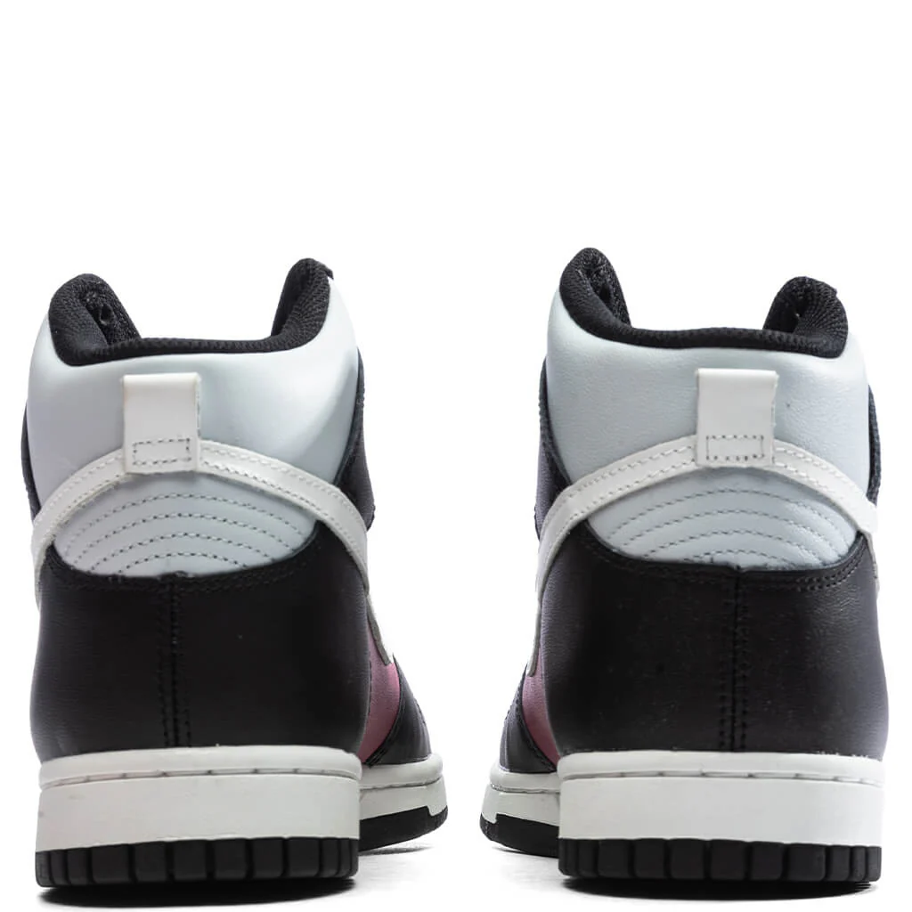 Women's Dunk High - Black/Summit White/Rosewood - Image 4