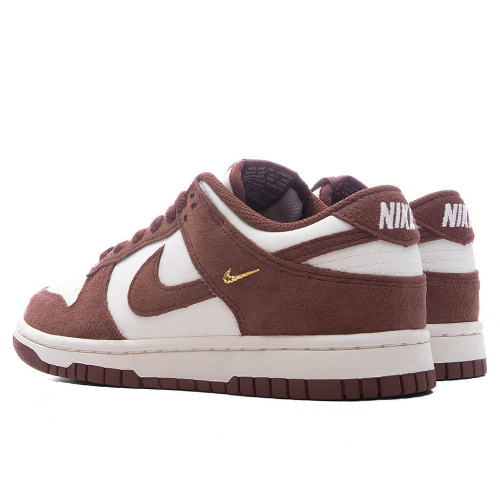 Women's Dunk Low - Sail/Red Sepia/Metallic Gold - Image 3