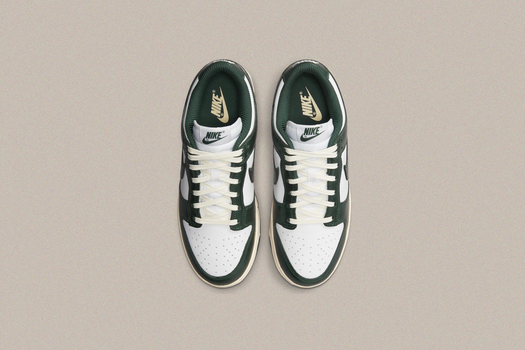 Women's Dunk Low `Vintage Green` - White/Pro Green/Coconut Milk - Image 9