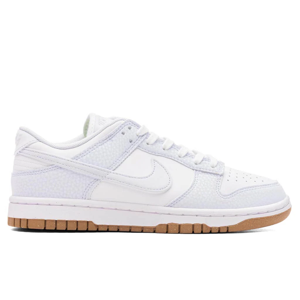 Women's Nike Dunk Low Premium Next Nature - White/Football Grey/Gum Light Brown