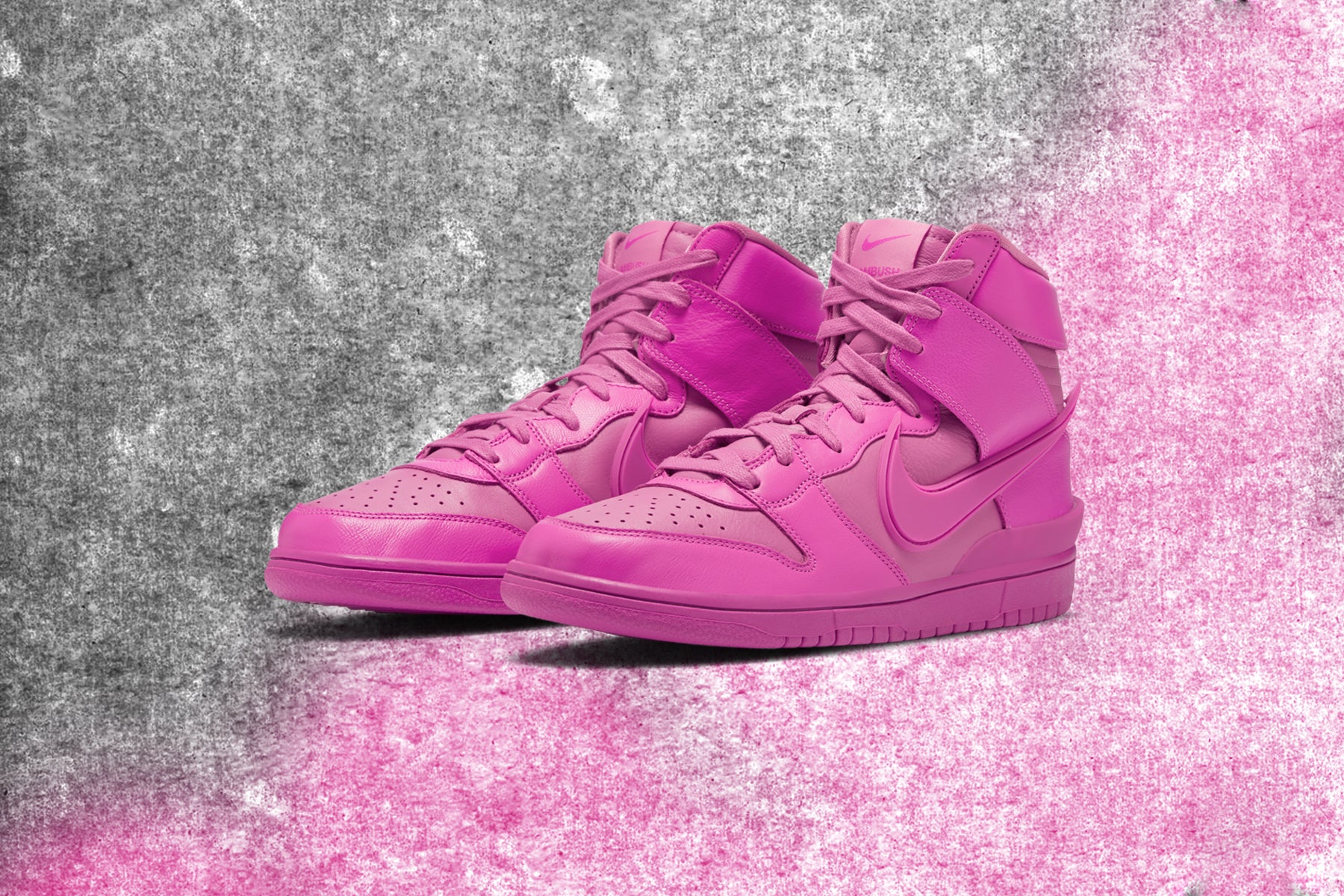 Nike x Ambush Dunk Hi - Active Fuchsia - Image 3