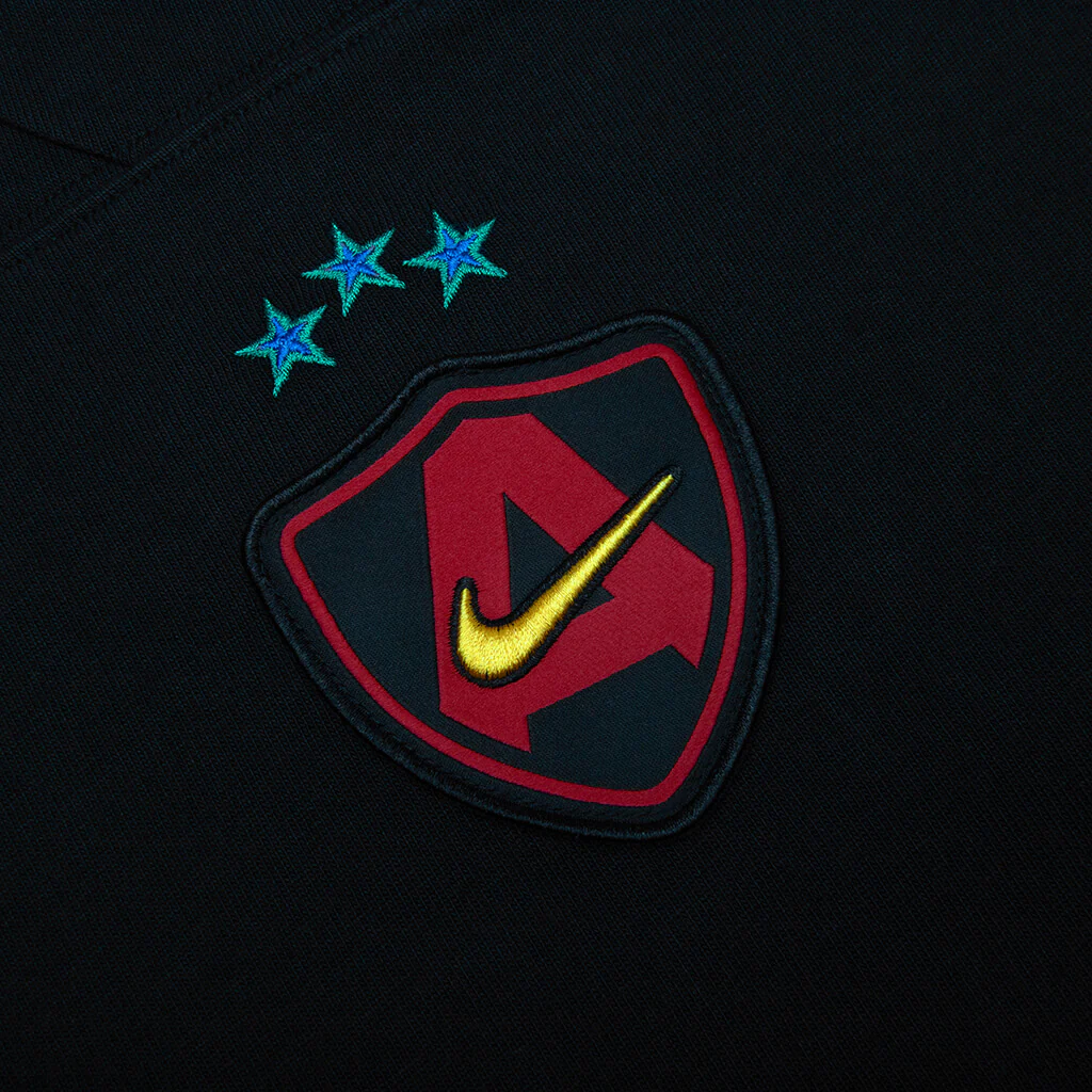 Nike x AMBUSH U NRG CN Jersey Top - Black/Vivid Sulfur - Image 3