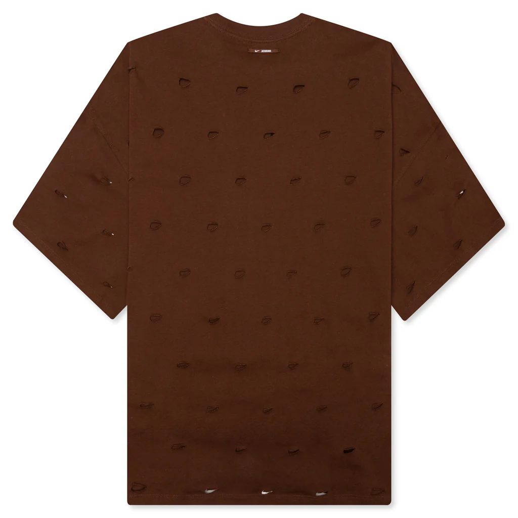 Nike x Jacquemus NRG HE Swoosh Tee - Cacao Wow - Image 2