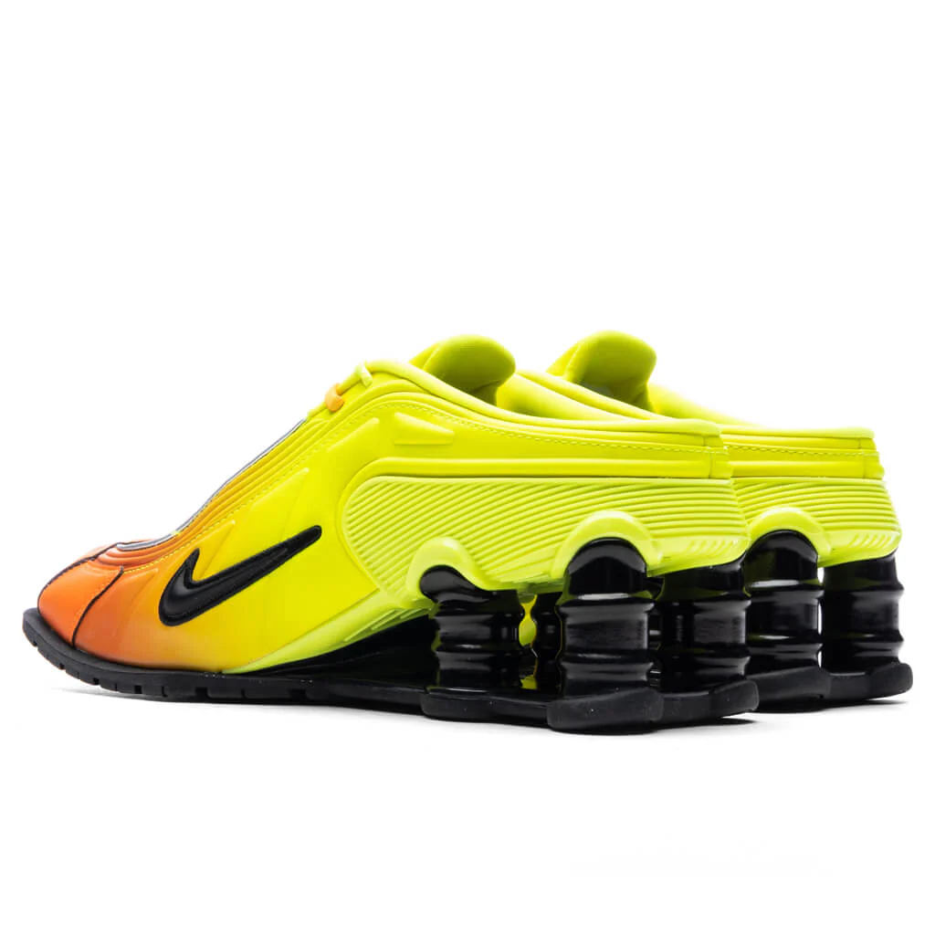 Nike x Martine Rose Women's Shox MR4 - Safety Orange/Black - Image 3