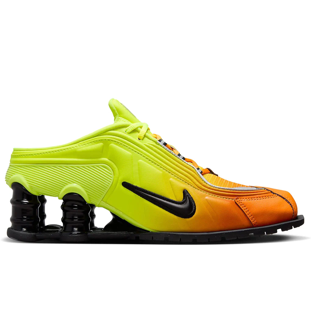 Nike x Martine Rose Women's Shox MR4 - Safety Orange/Black - Image 5