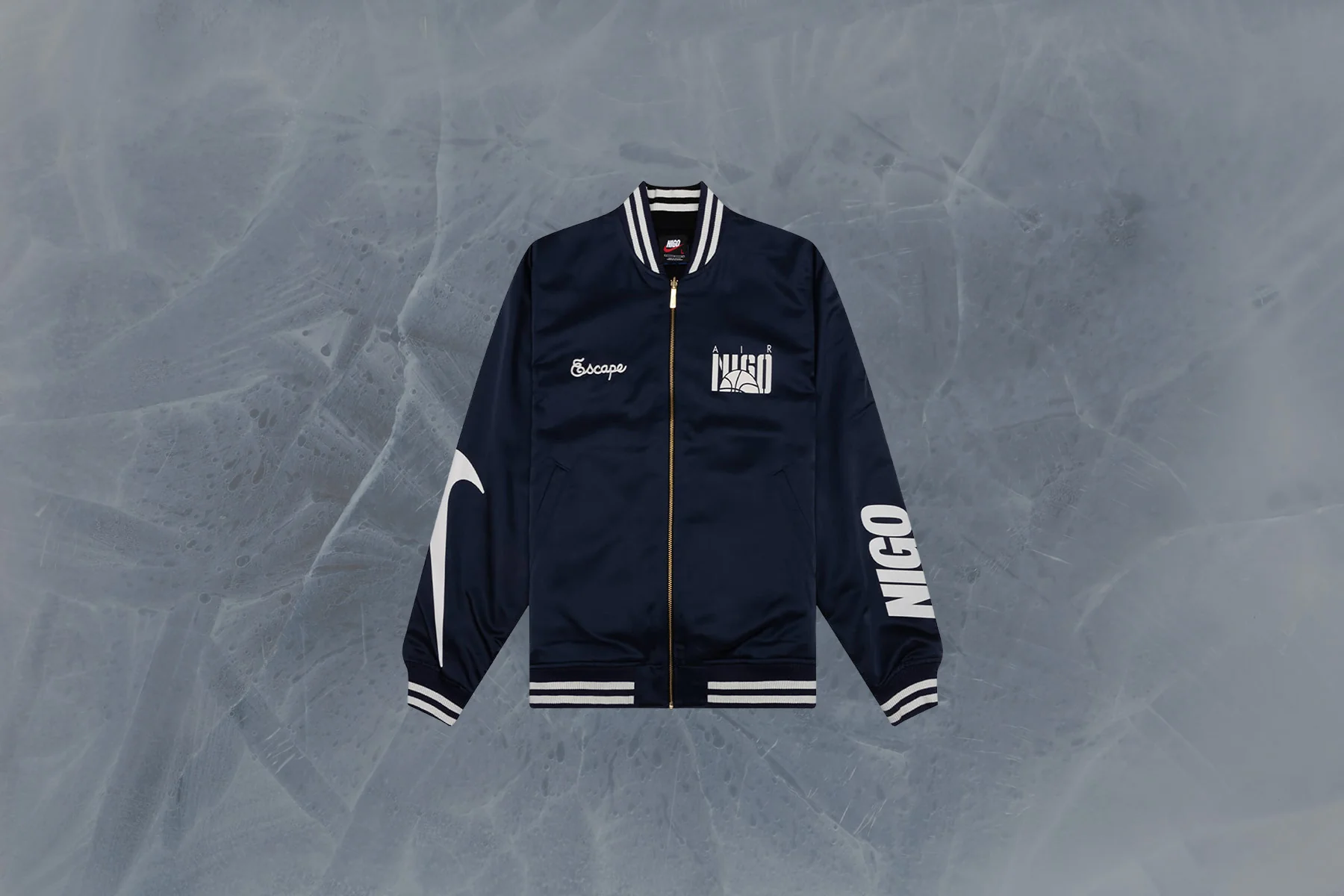 Nike x NIGO Coach Jacket - Midnight Navy/Black - Image 6
