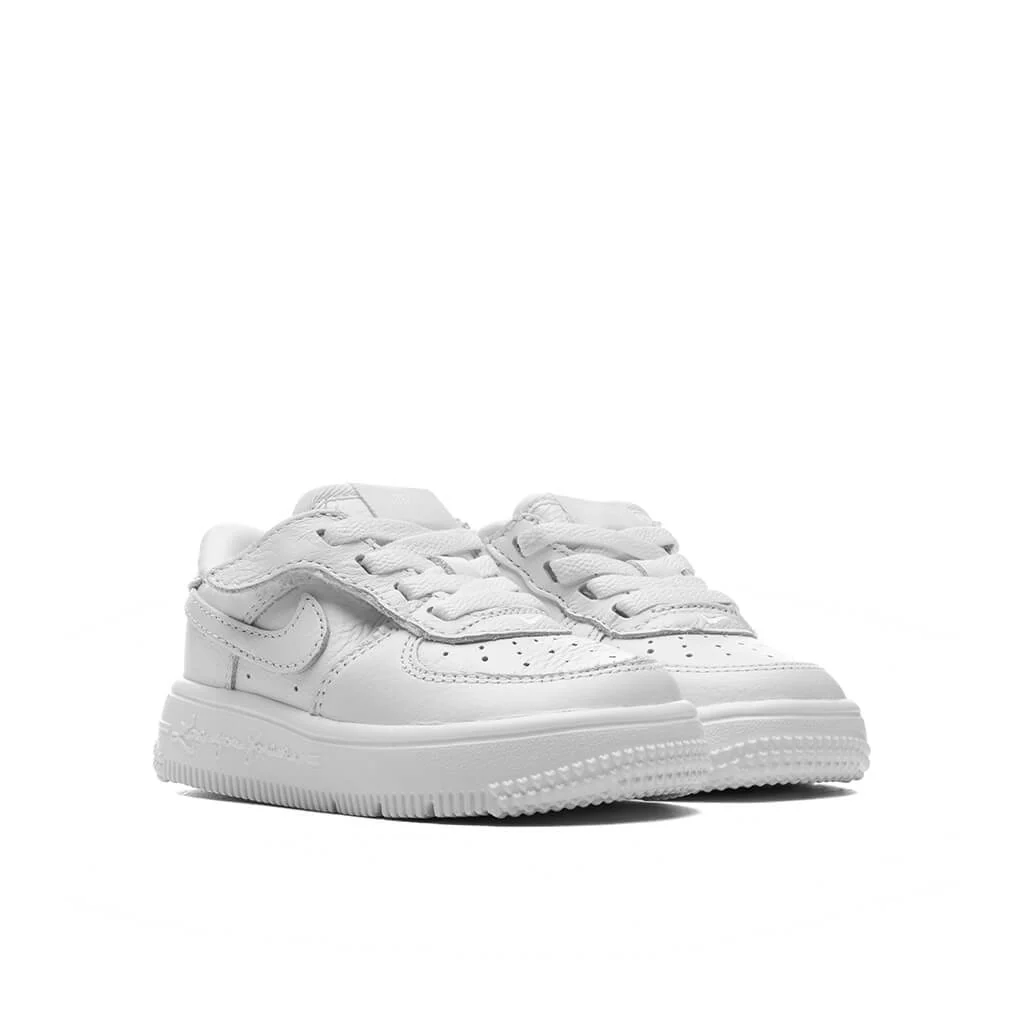 Nike x NOCTA Certified Lover Boy Air Force 1 Low EasyOn (TD) - White/White/White - Image 2