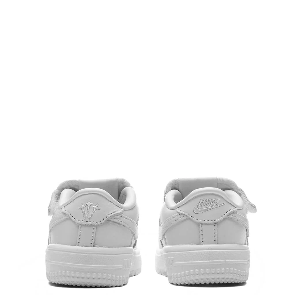 Nike x NOCTA Certified Lover Boy Air Force 1 Low EasyOn (TD) - White/White/White - Image 4