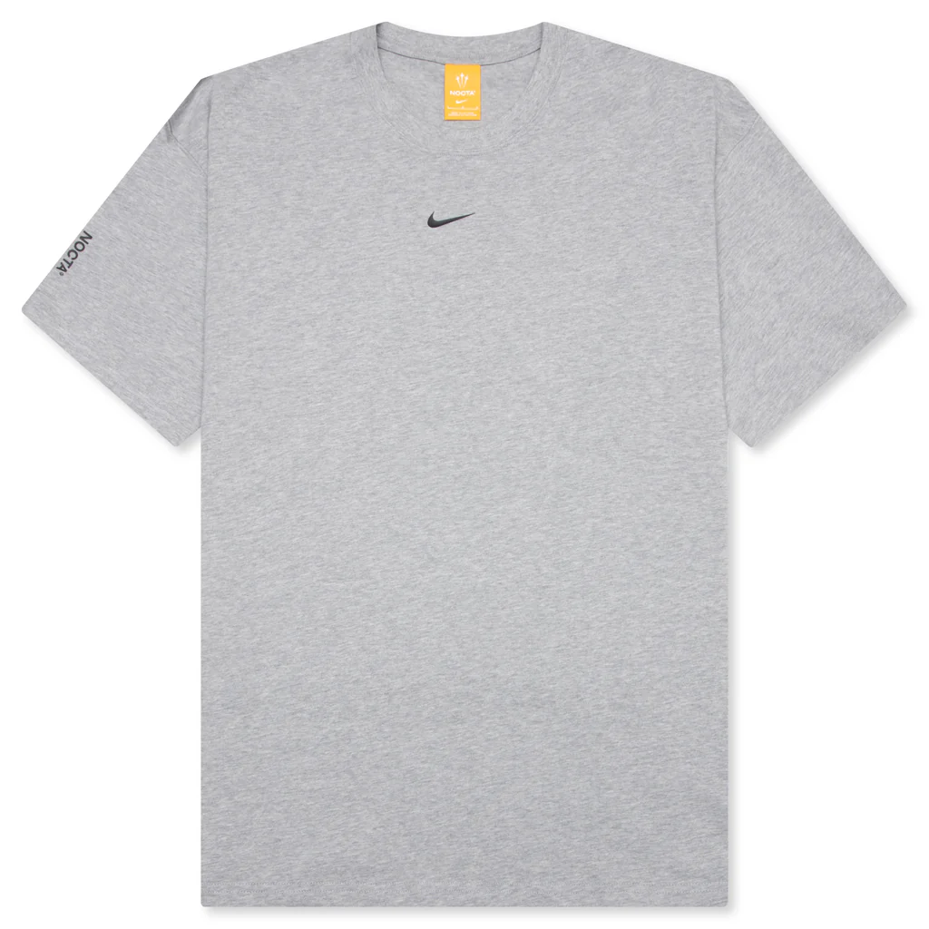 Nike x NOCTA Big Body CS Tee - Heather Grey/Matte Silver/Black