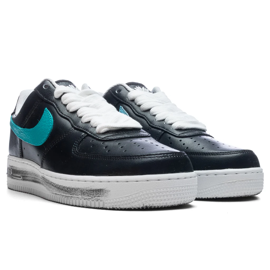 Nike x PEACEMINUSONE Air Force 1 '07 Para-Noise 3.0 - Black/New Emerald/Pinkfire - Image 2