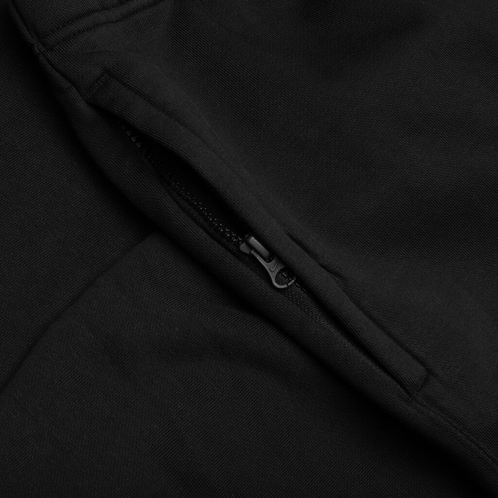 Nike x Stussy Washed Fleece Pant - Black/Sail - Image 5