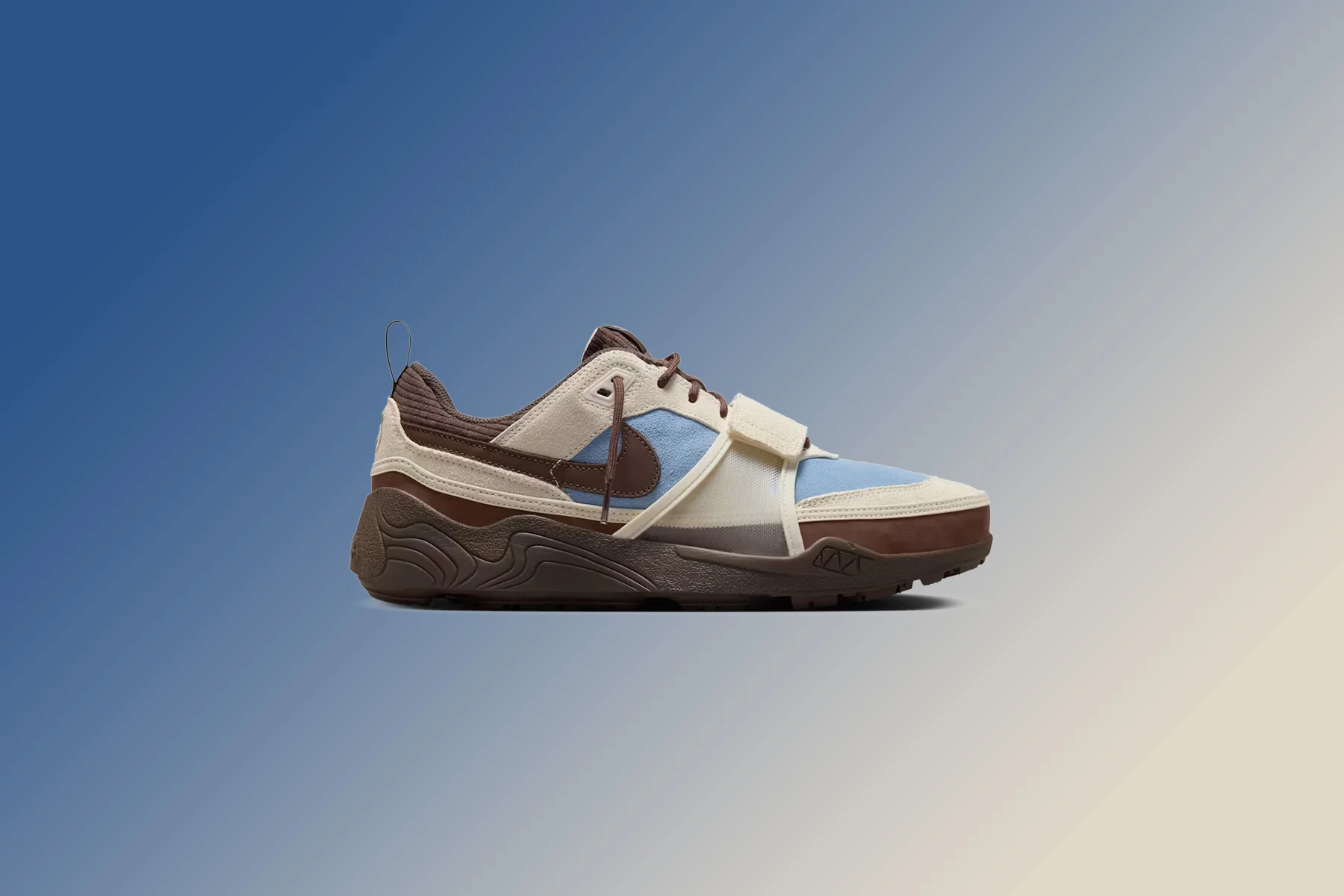 Nike x Travis Scott Zoom Field Jaxx - Leche Blue/Baroque Brown/Pale Ivory - Image 5