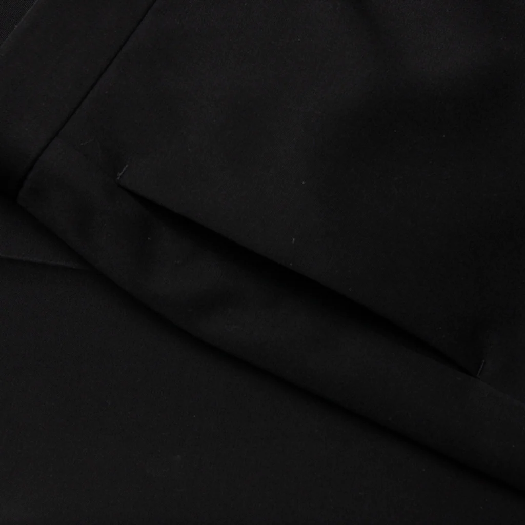 No Side Seam Trousers - Black - Image 3