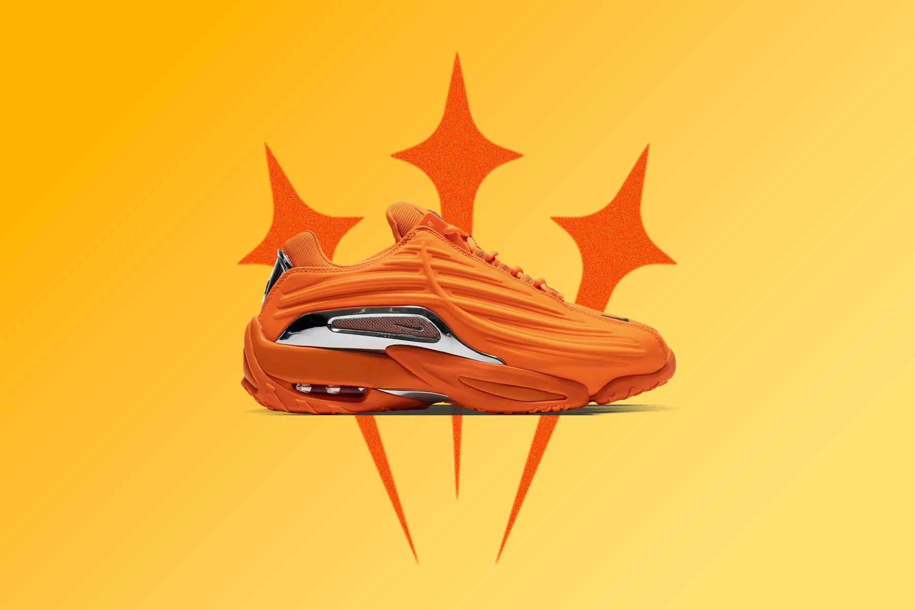 NOCTA Hot Step 2 - Total Orange/Chrome/University Gold - Image 5
