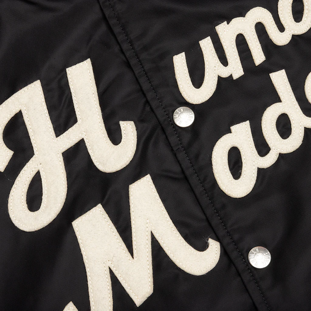 Nylon Stadium Jacket - Black - Image 3