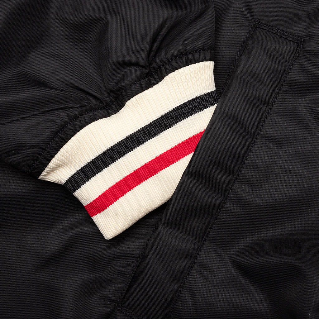 Nylon Stadium Jacket - Black - Image 4