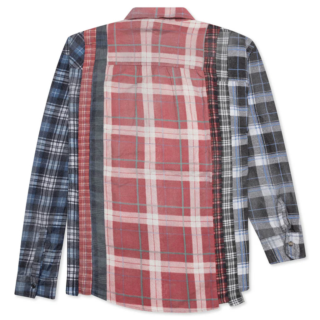 Flannel Shirt 7 Cuts Reflection Shirt - Assorted - Image 2