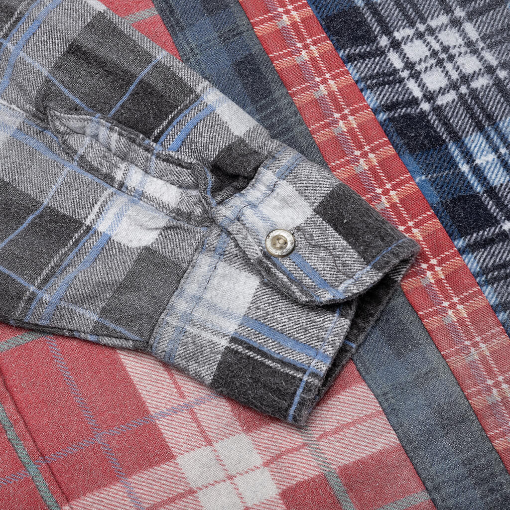 Flannel Shirt 7 Cuts Reflection Shirt - Assorted - Image 3