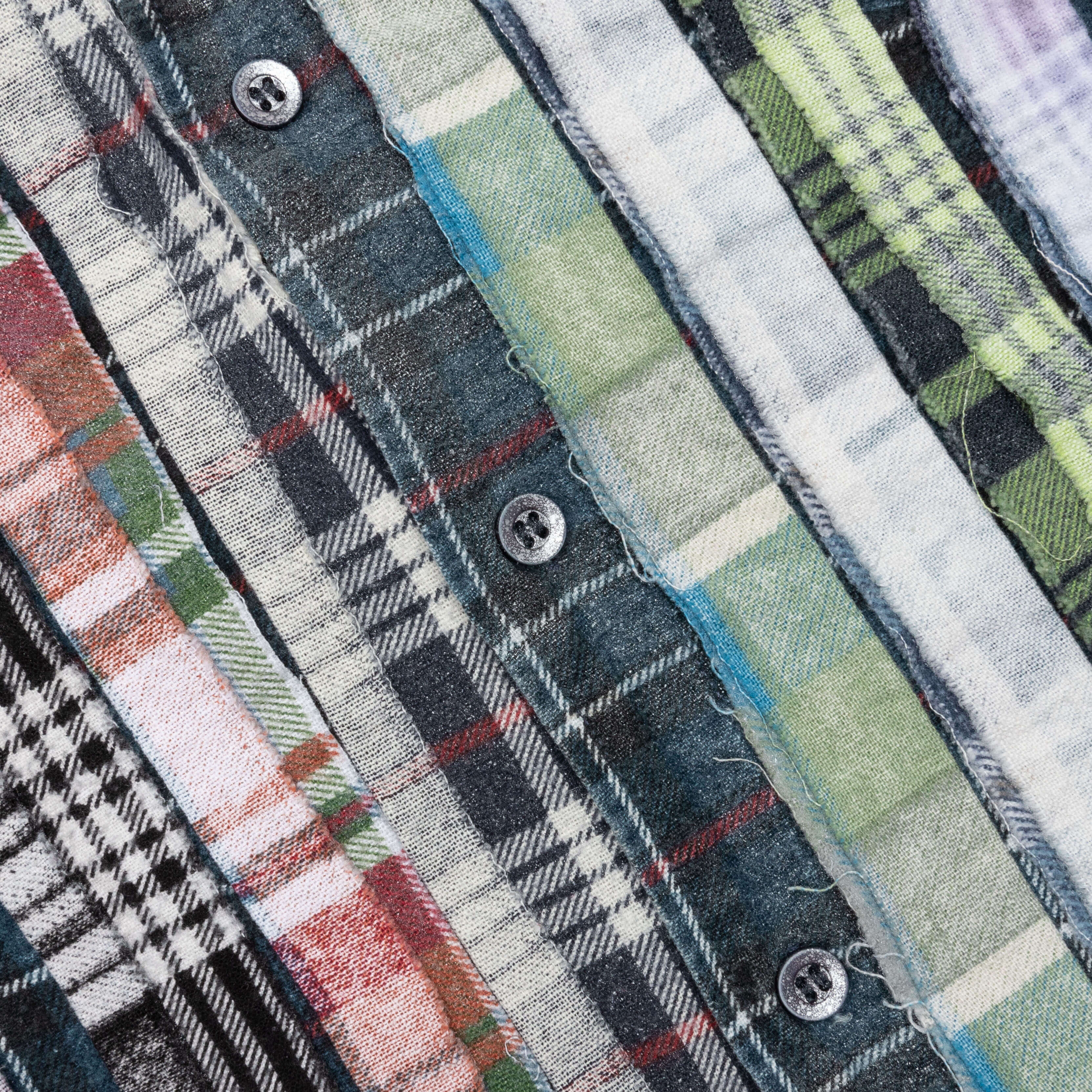 Flannel Shirt Ribbon Reflection Shirt - Assorted - Image 3