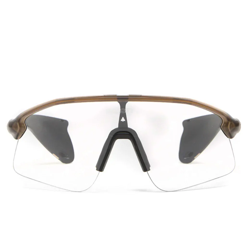 Oakley x Satisfy Stunt Devil Sunglasses - Matte Brown Smoke/Clear Photochromic Lense