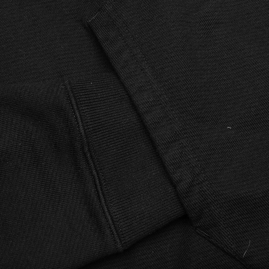 Logo Slim Hoodie - Black/White - Image 4