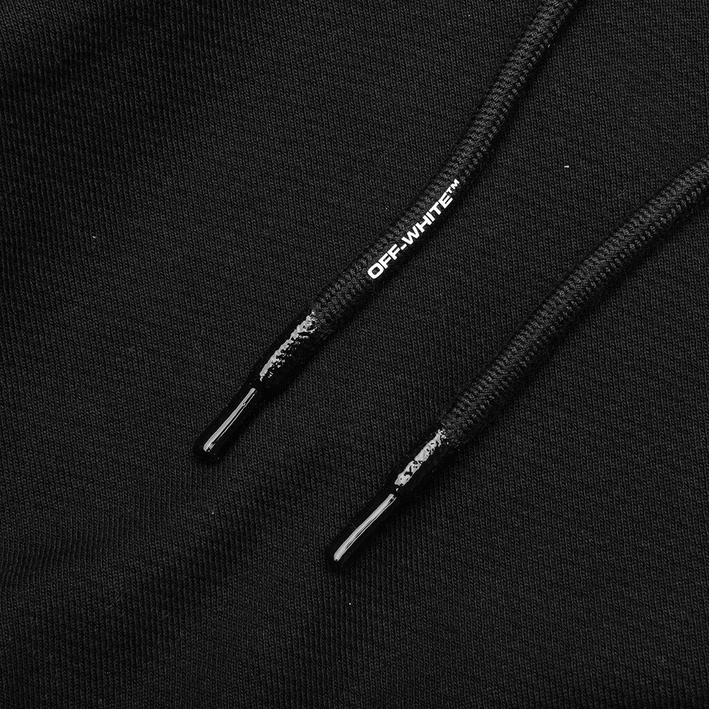 Logo Slim Hoodie - Black/White - Image 5