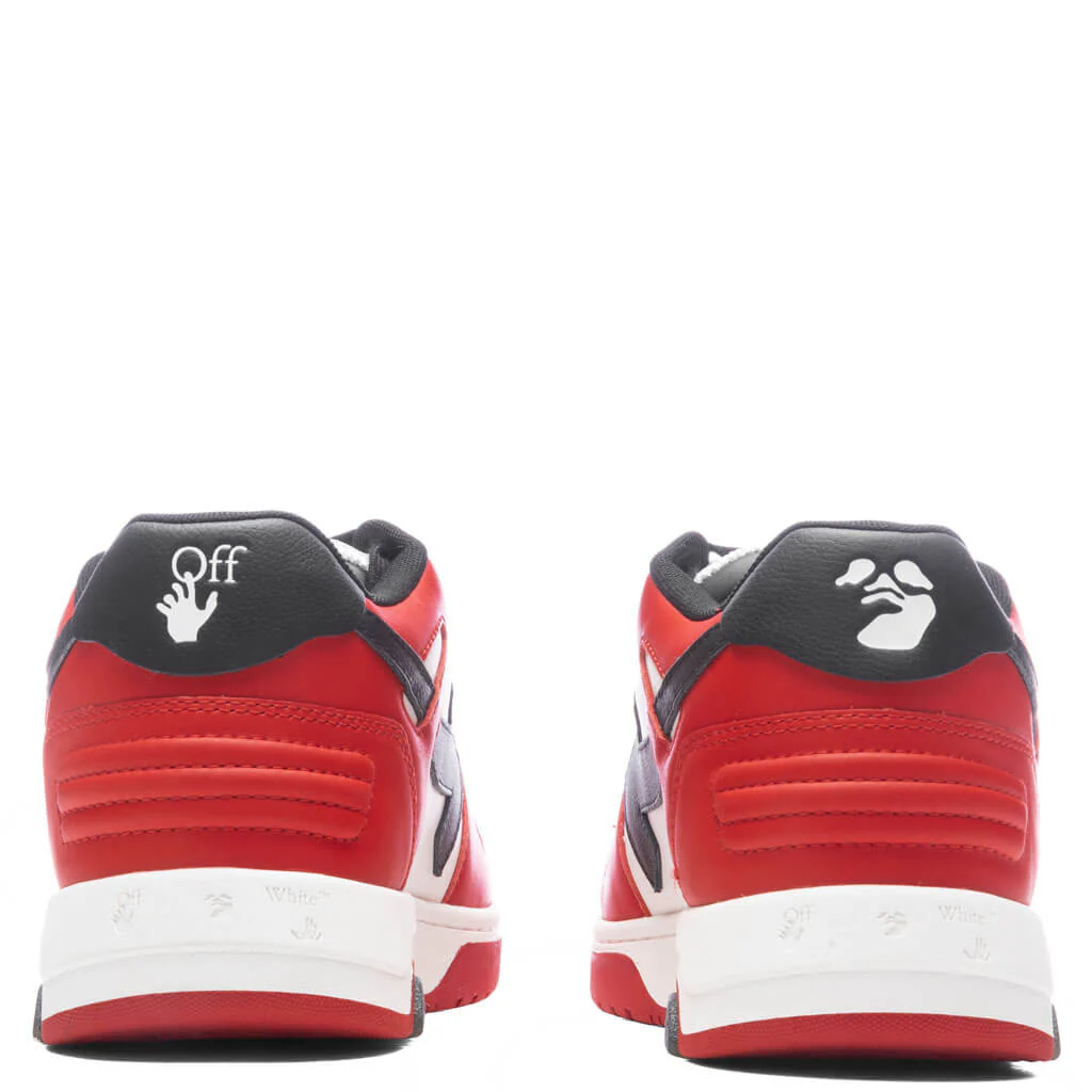 Out Of Office Calf Leather - Red/Black - Image 4