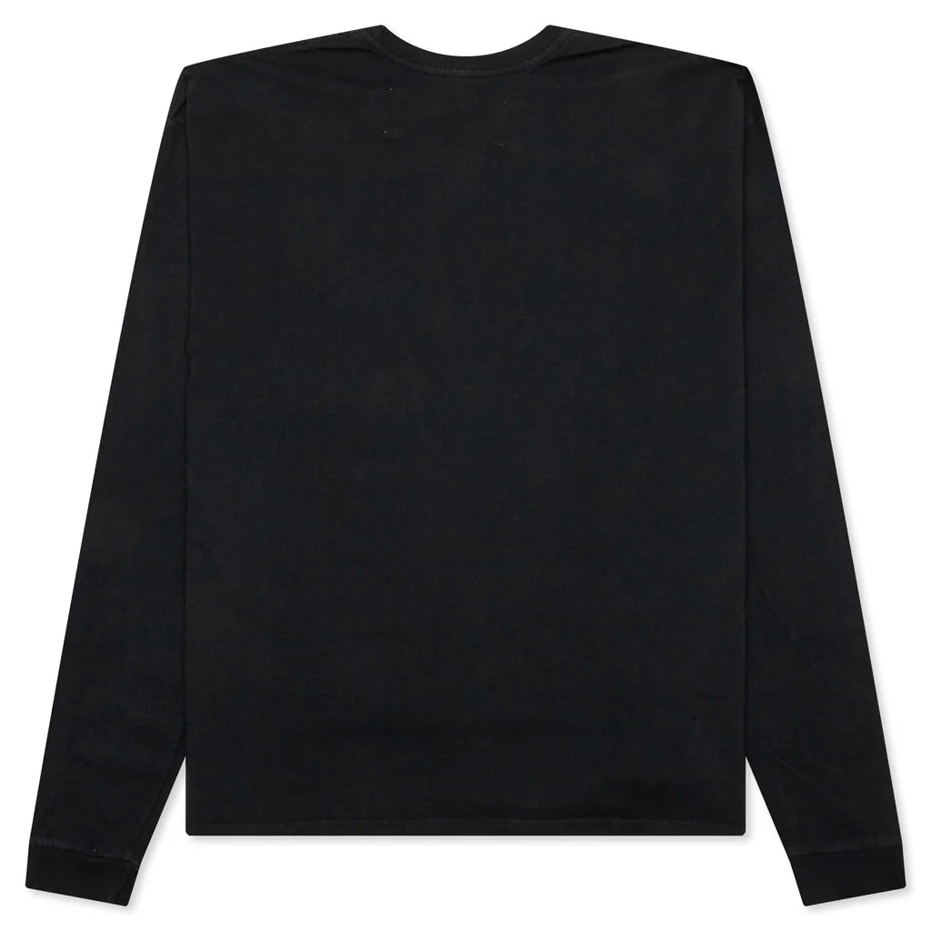 All the Things I Want Today Longsleeve - Washed Black - Image 2