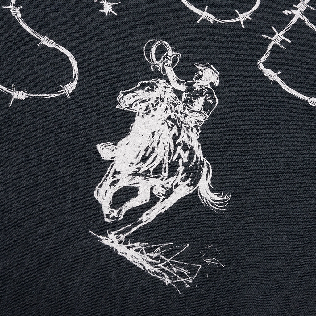 Barbed T-Shirt - Hard Washed Black - Image 2