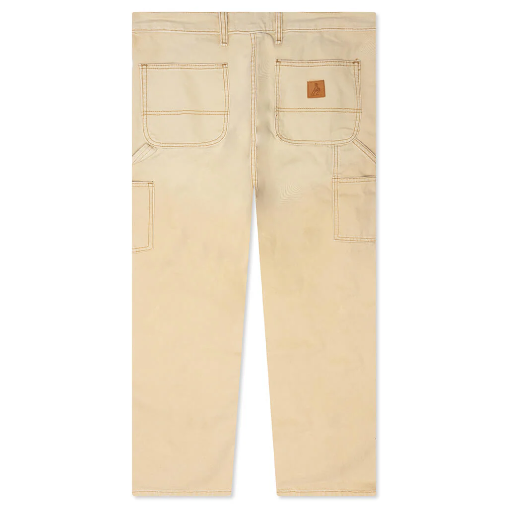 Canvas Double Knee Work Pant - Tan - Image 2
