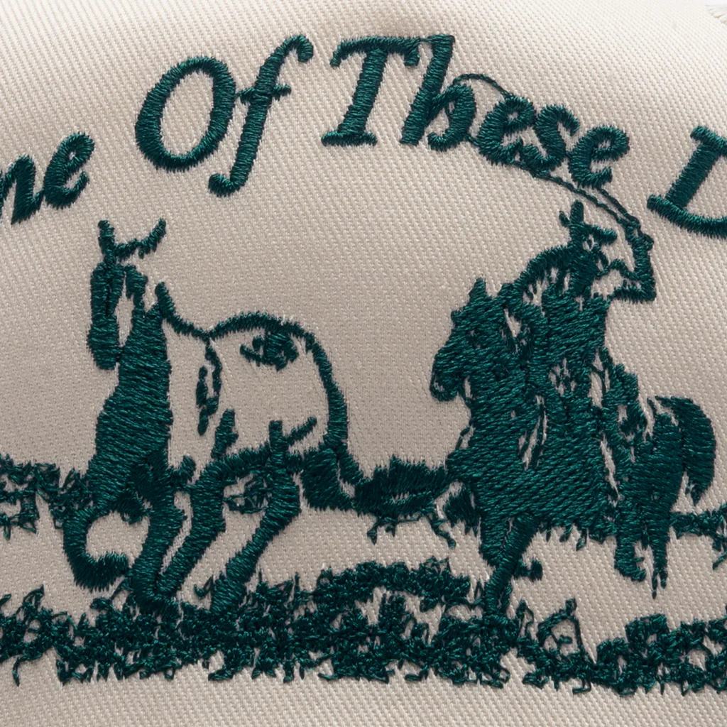 Just For A Moment 5-Panel Hat - Natural/Green - Image 2