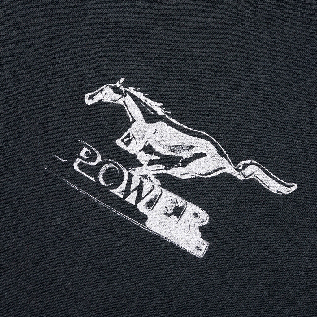 Mustang Cross T-Shirt - Hard Washed Black - Image 3