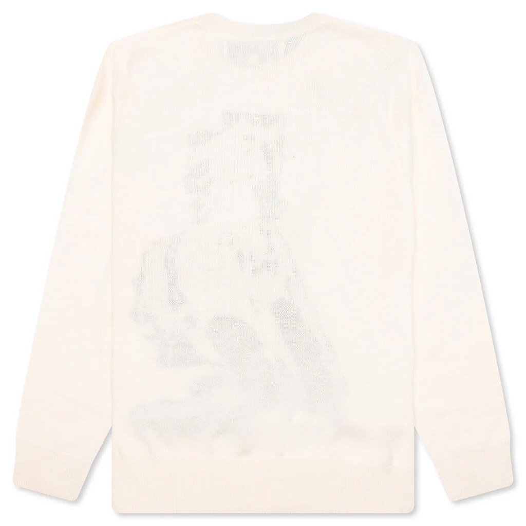 Running Horse Knit Sweater - Oatmeal - Image 2