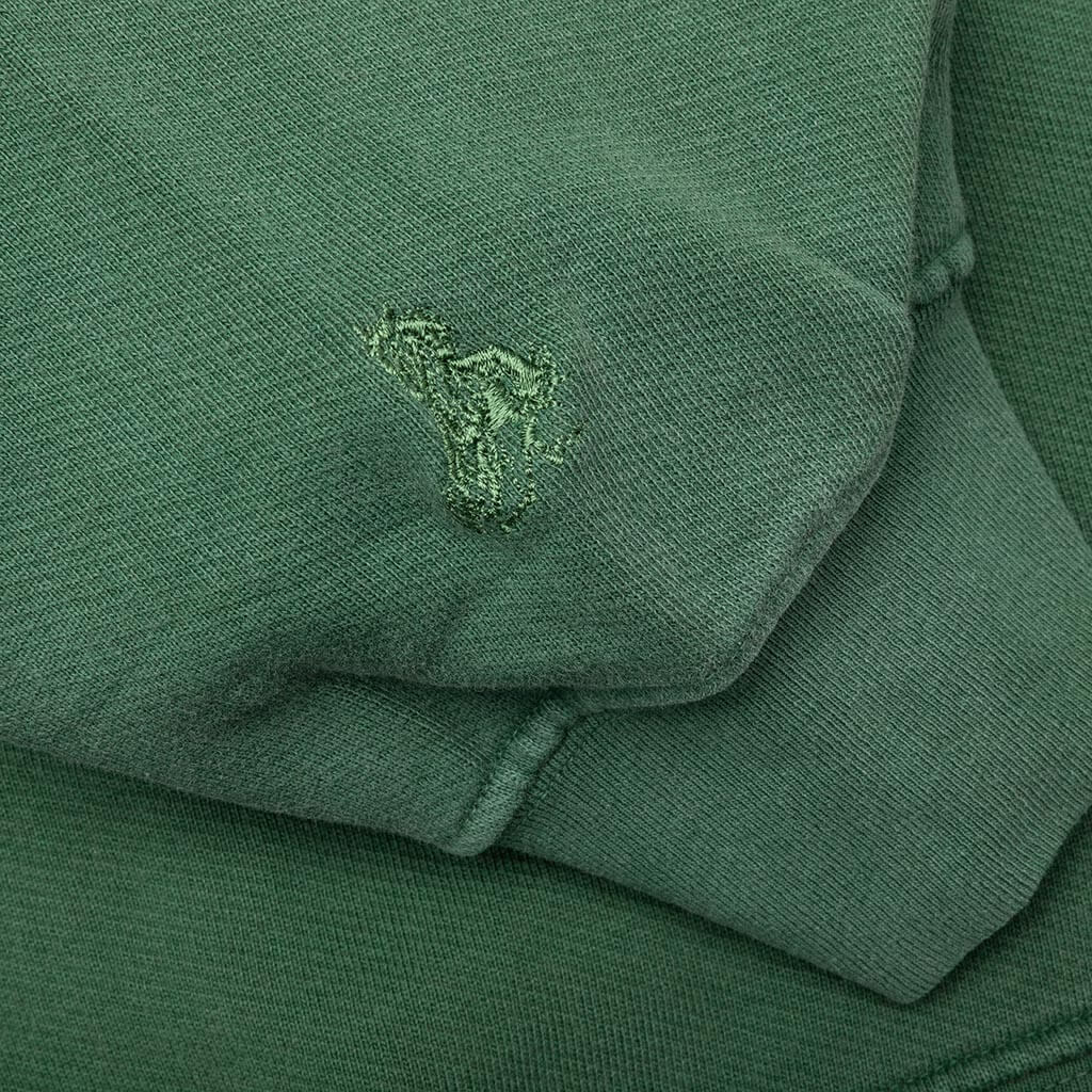 Valley Rider Hooded Sweatshirt - Washed Forest Green - Image 4