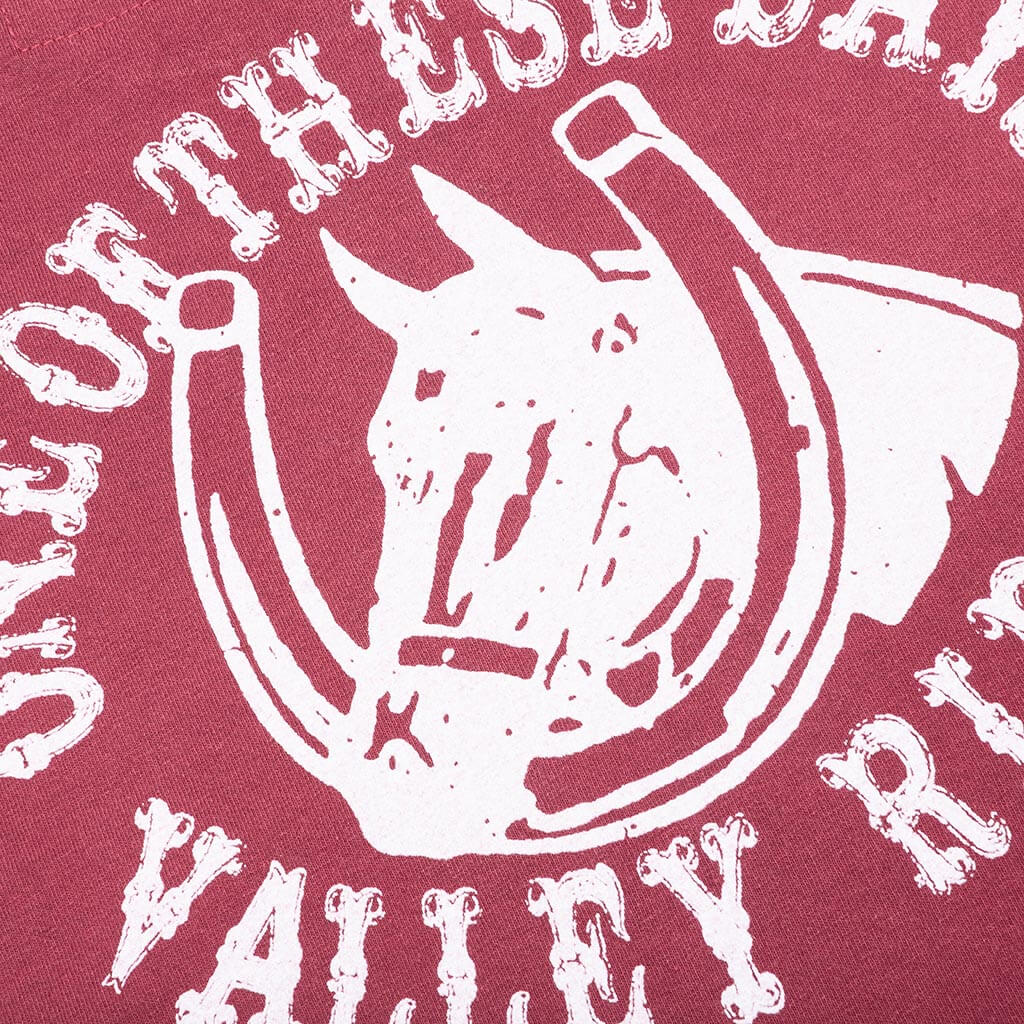 Valley Riders Tee - Burgundy - Image 4
