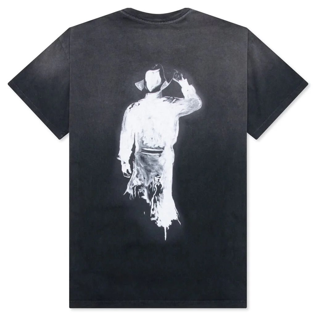 Wild West Tee - Sun Faded Washed Black - Image 2
