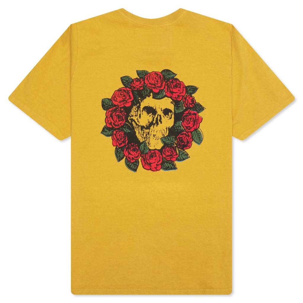 Wreath Of Roses Tee - Mustard - Image 2
