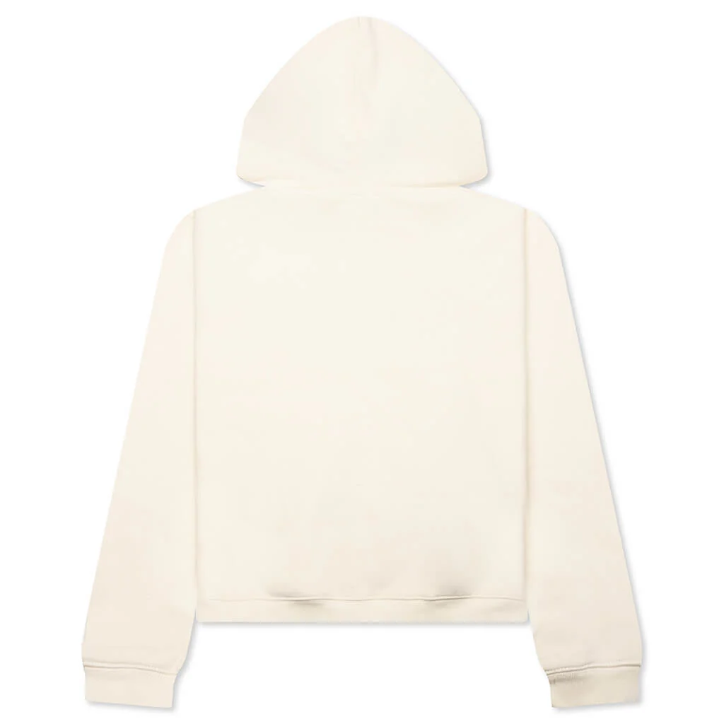 Outline Zip Hoodie - Ivory - Image 2