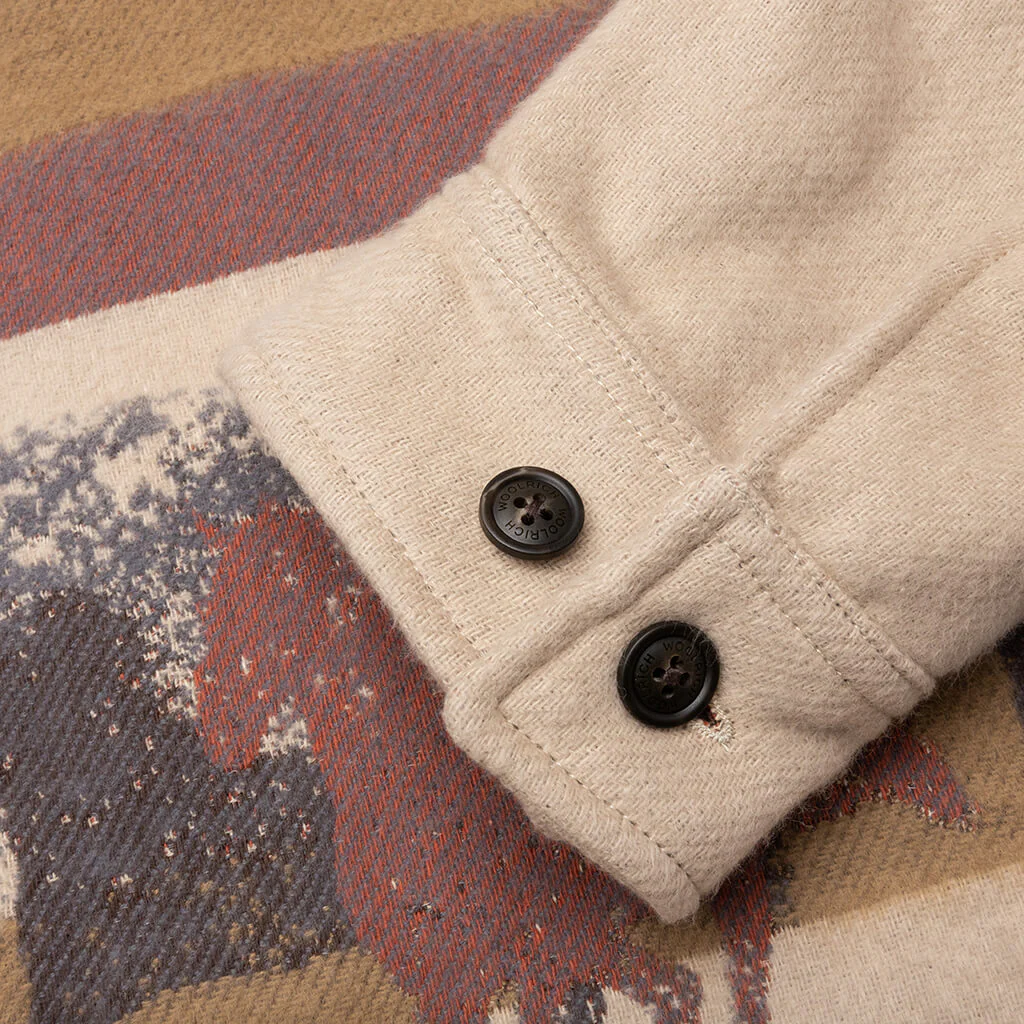 One Of These Days x Woolrich Overshirt with Zip - Canvas - Image 6