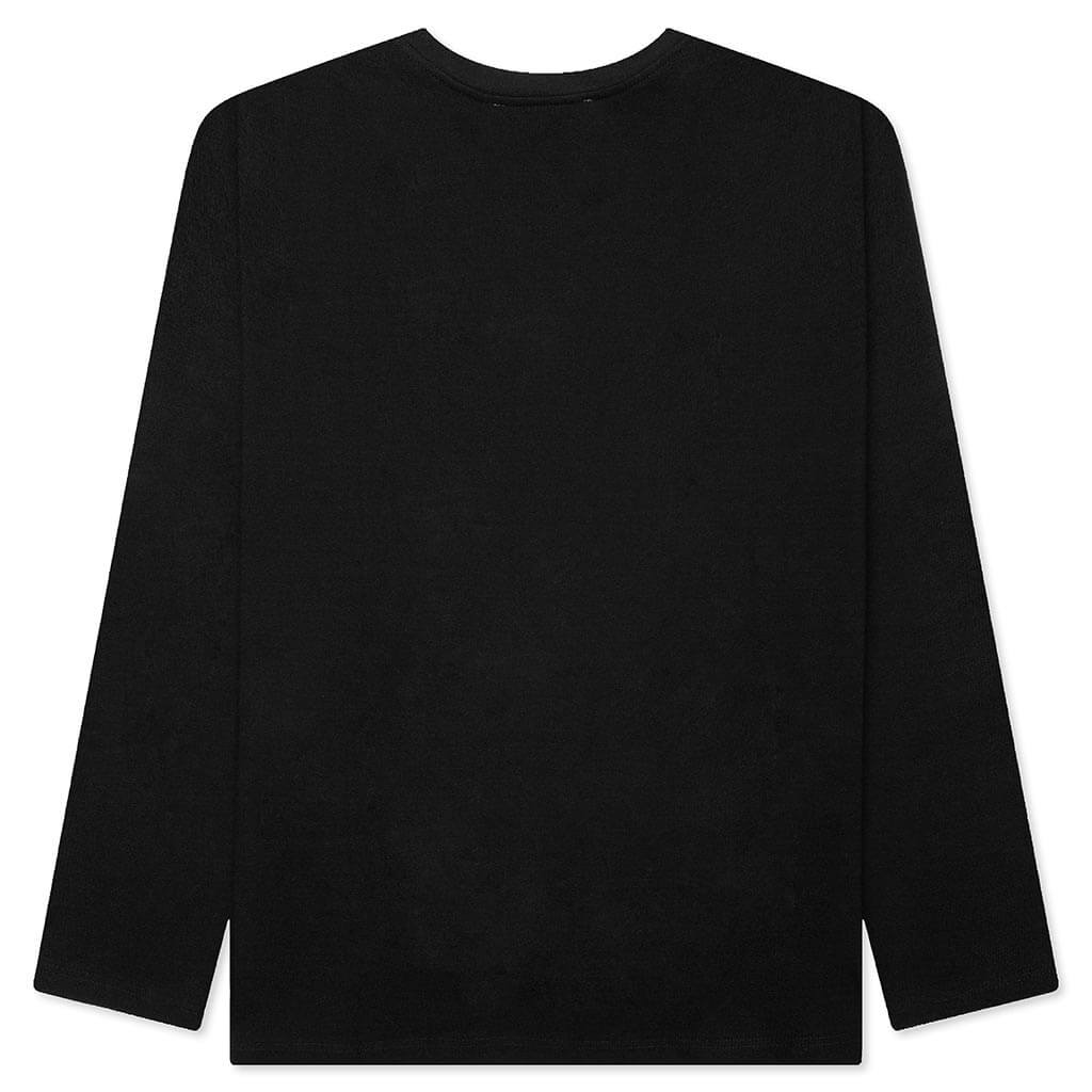 Oversized Logo L/S T-Shirt - Black - Image 2