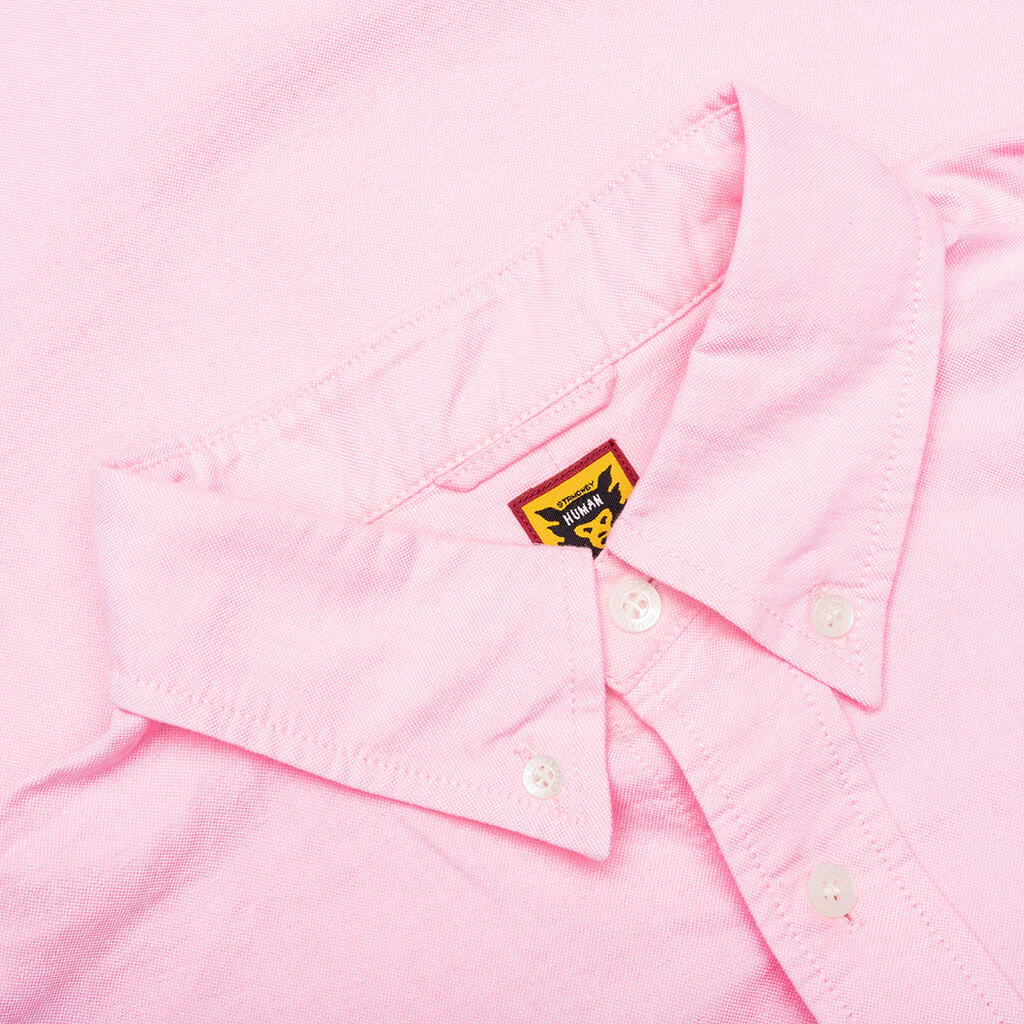 Oxford B.D L/S Shirt - Pink - Image 3