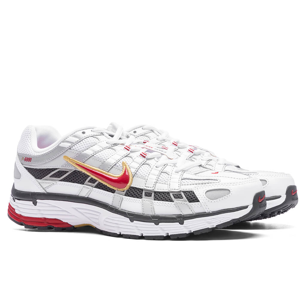 P-6000 - White/Varsity Red/ Metallic Platinum - Image 2