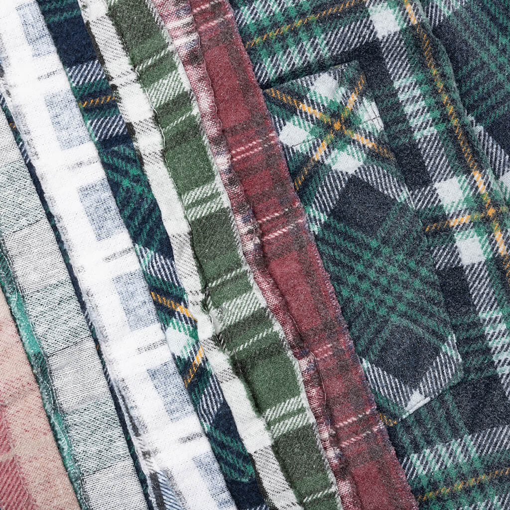 Flannel Shirt Ribbon Reflection Shirt - Assorted - Image 3