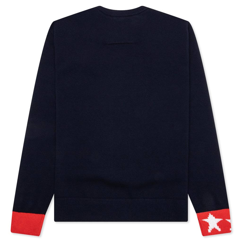 Sweater - Navy/Red - Image 2