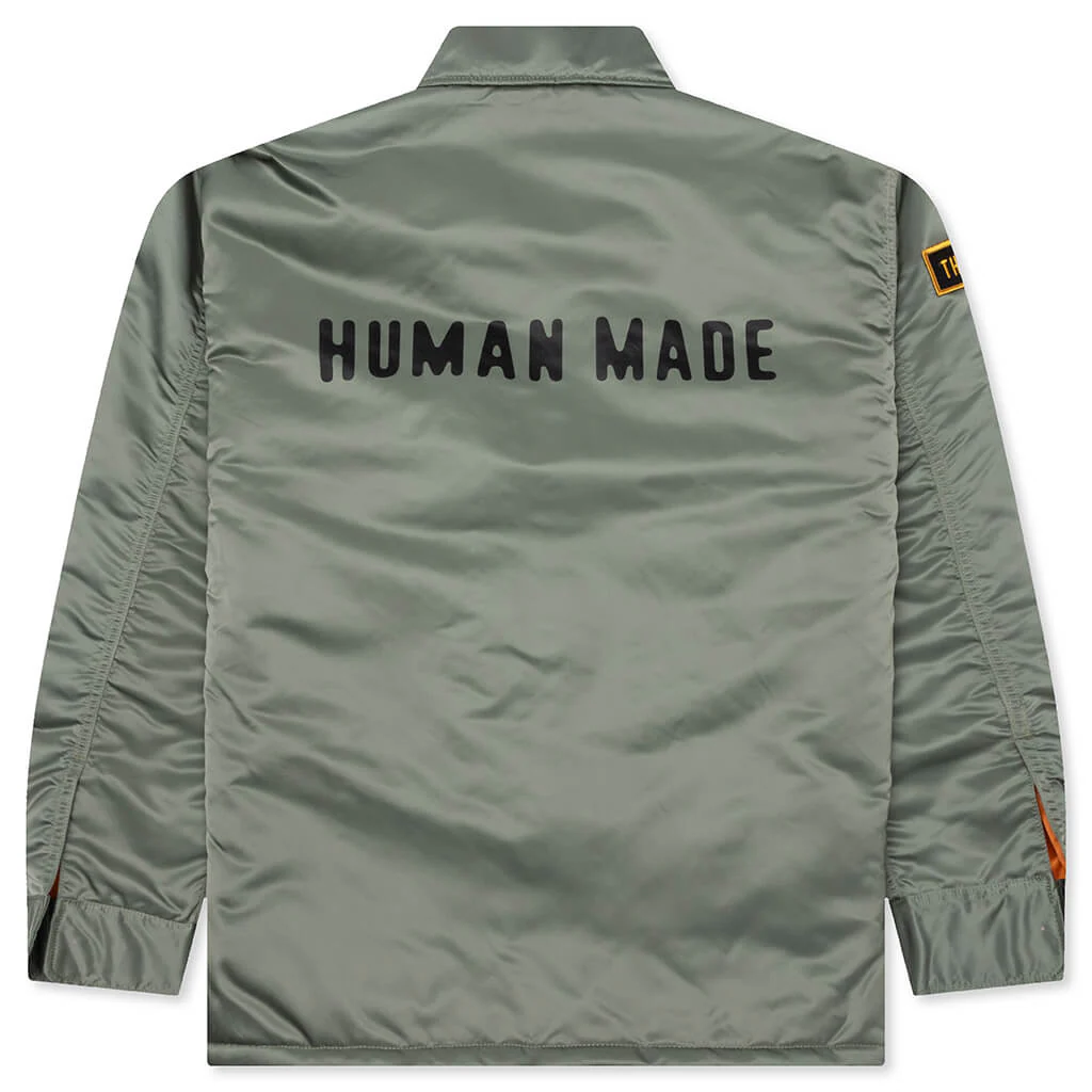 Padded CPO Shirt - Olive Drab - Image 2