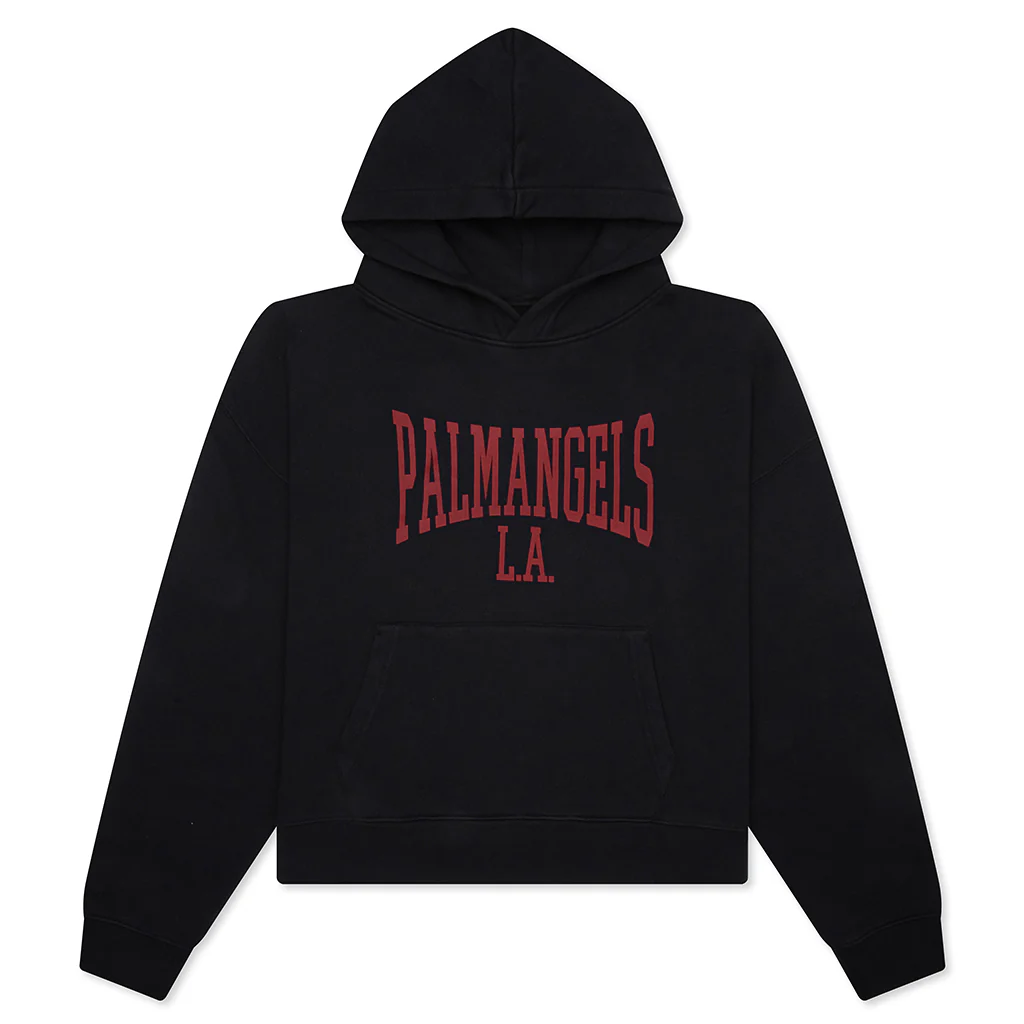 College Hoody - Black/Dark Red