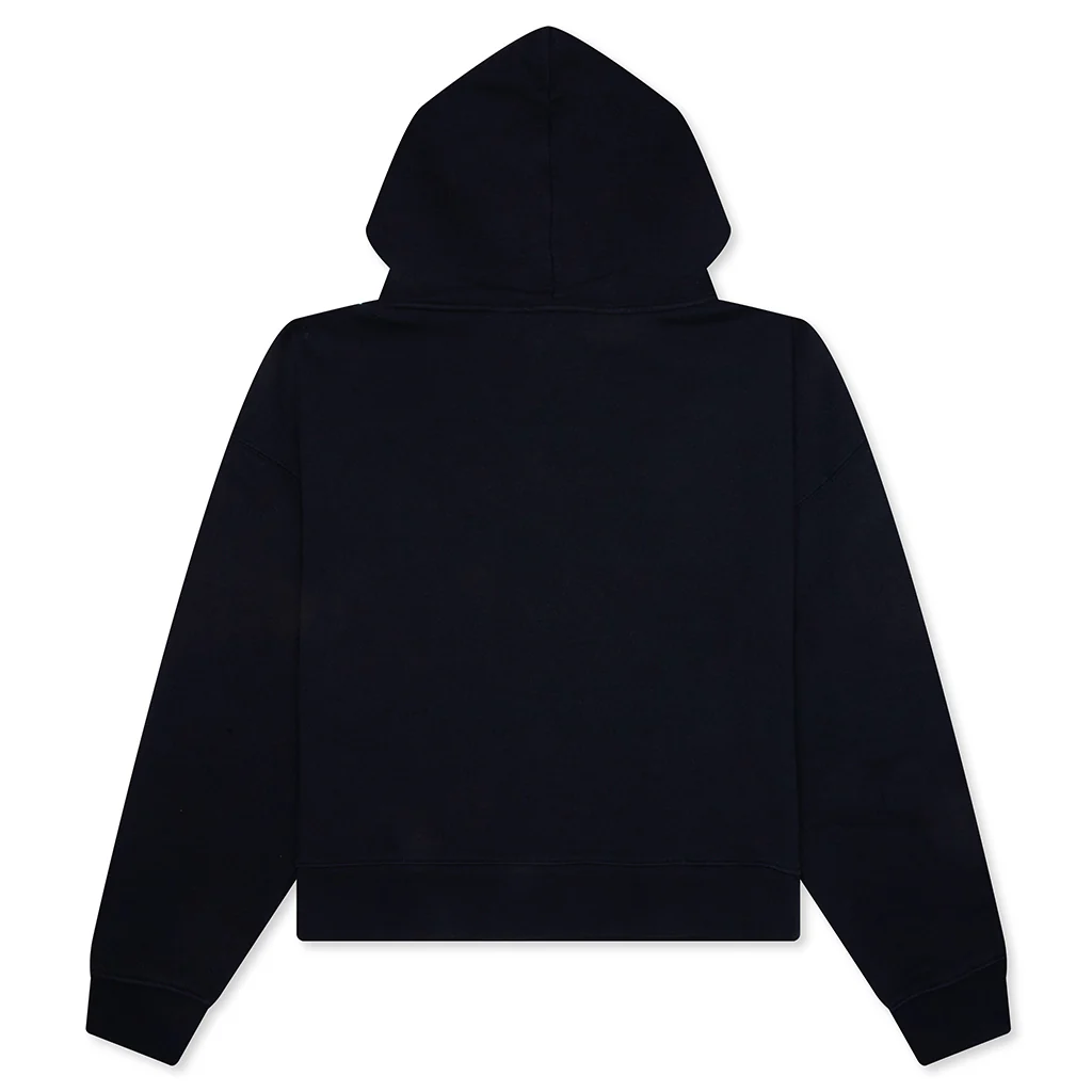 College Hoody - Black/Dark Red - Image 2