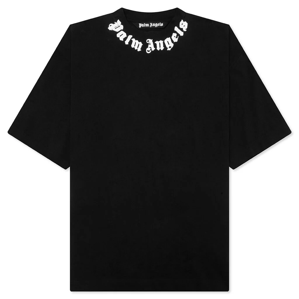 Neck Logo Tee - Black/Off-White