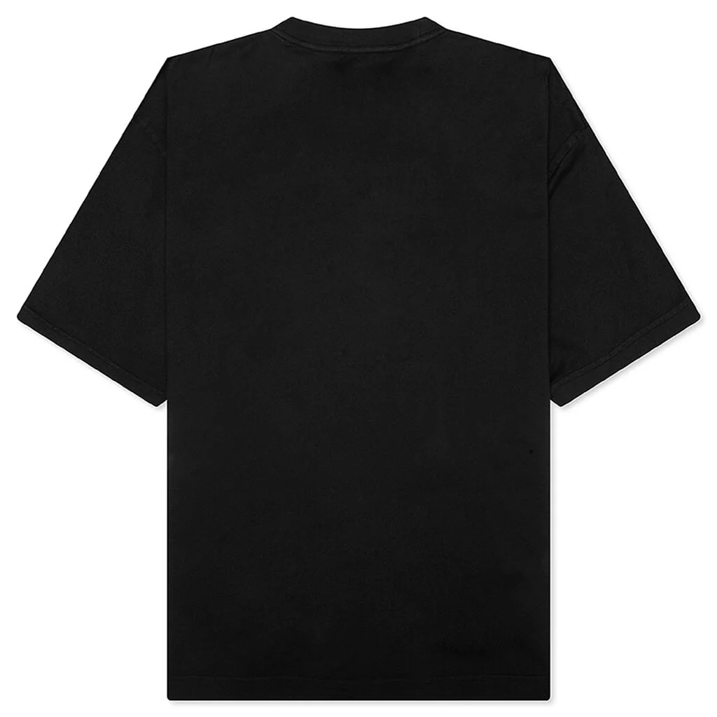 Neck Logo Tee - Black/Off-White - Image 2