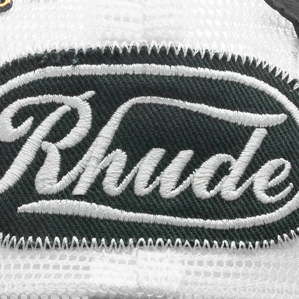 Patch Mesh Trucker Hat - Black/White - Image 2